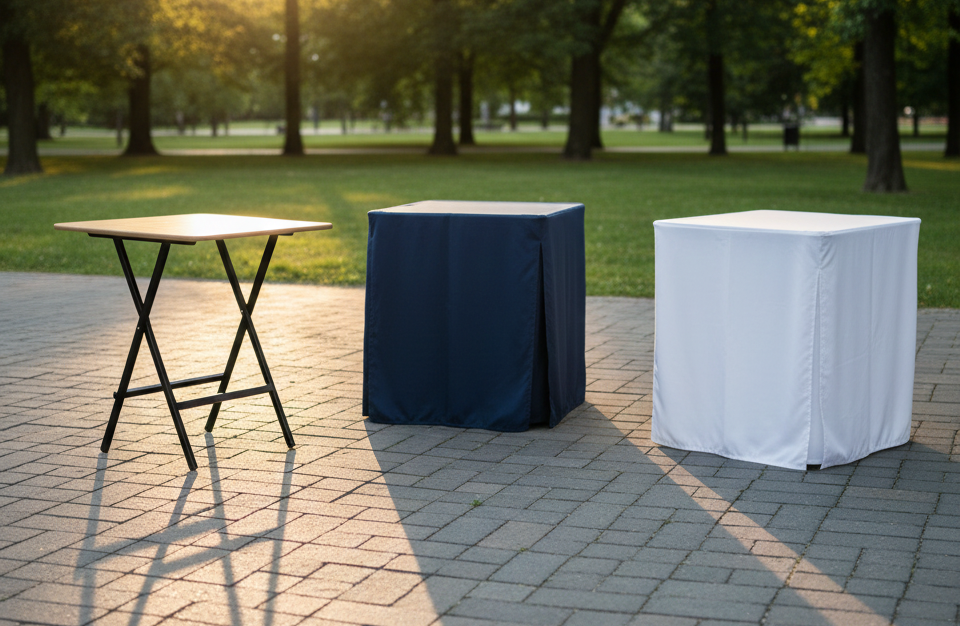 Stehtisch Holz Edelstahlgestell